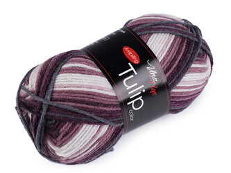 Pletací příze Tulip color 100 g - 1 ks - 11 (5214) fialová