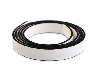 Ucha na tašky prošitá - polotovar - 2 ks - 3 bílá mléčná