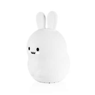 Silikonová LED noční lampička s hudbou vel. L, Rabbit