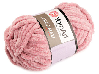 Pletací žinylková příze Dolce Maxi 200 g - 1 ks - 5 (769) pudrová