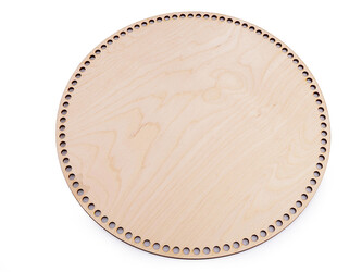 Dno na pletení / výrobu košíků Ø29 cm - 1 ks - přírodní sv.