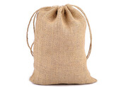 Dárkový pytlík 18x25 cm jutový - 10 ks - režná přírodní