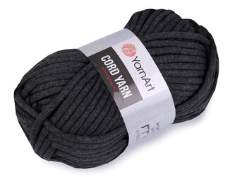 Pletací příze Cord Yarn 250 g - 1 ks - 10 (758) šedá tmavá