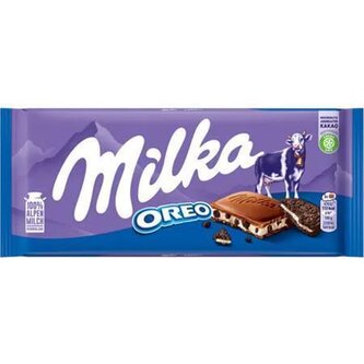 Mléčná čokoláda "Oreo", 100 g, MILKA 4047057