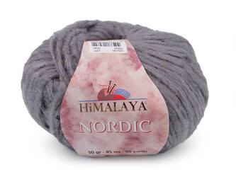 Pletací příze Himalaya Nordic 50 g - 1 ks - 10 (76826) šedá