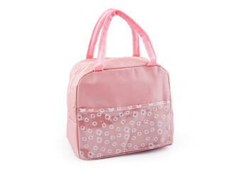 Termotaška skládací svačinová s kapsou 19x22 cm - 1 ks - 1 pudrová