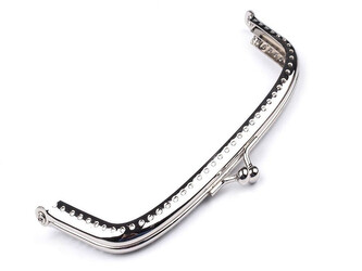 Rámeček na výrobu peněženky našívací 13x8,5 cm - 10 ks - nikl