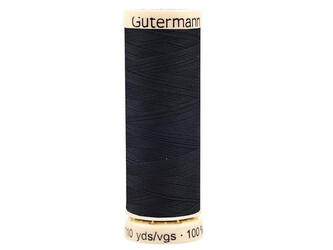 Polyesterové nitě návin 100 m Gütermann univerzální - 1 ks - 000 Black