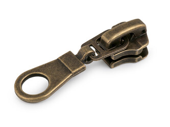 Jezdec ke kovovým staromosazným zipům No 5 - 10 ks - staromosaz