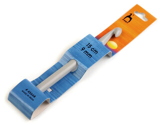 Háček na háčkování vel. 6; 7; 8; 9 a 10 Pony - 5 ks - 9 mm stříbrná