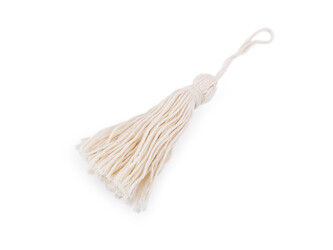 Střapec bavlněný délka 12,5 cm - 5 ks - režná světlá