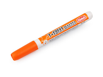 Fixy na textil - 1 ks - 2 oranžová