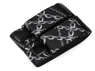 Šle motorkářské šíře 5 cm délka 120 cm - 1 ks - 2 (640) černá