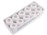 Příze Kordonetka 20 g - 10 ks - 8002/30 bílá