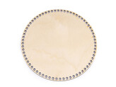Dno na pletení / výrobu košíků Ø20 cm - 1 ks - přírodní sv.