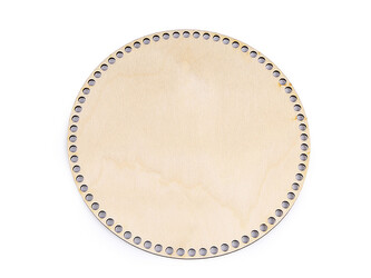 Dno na pletení / výrobu košíků Ø20 cm - 1 ks - přírodní sv.