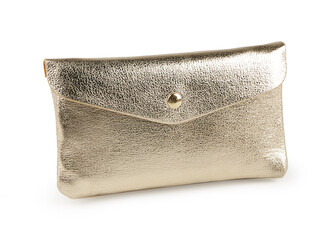 Peněženka metalická 9x16 cm - 1 ks - 2 zlatá sv.