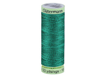 Polyesterové nitě Gütermann Jeans návin 30 m - 1 ks - 235 tyrkys mořský