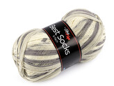 Pletací příze Best socks / ponožkovka 150 g - 1 ks - 7 (7378) šedá nejsvětlejší