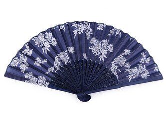 Vějíř textilní - 12 ks - náhodný vzor