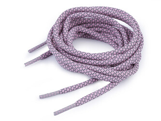 Reflexní tkaničky do bot, tenisek, mikin délka 130 cm - 10 ks - 3 pudrová