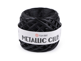 Pletací příze Metallic Club 180 g - 1 ks - 4 (8120) černá mat