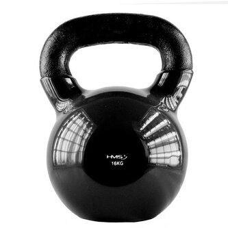Kettlebell pokrytý vinylem HMS KNV16 16 kg, černý Velikost: 16 kg