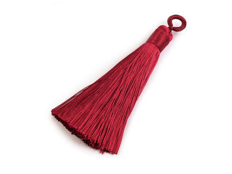 Střapec délka 80 mm - 10 ks - 6 bordó sv.