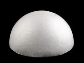 Polokoule Ø19 cm polystyren - 1 ks - bílá