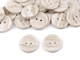 Knoflík velikost 24", 28", 32" - 50 ks - 2 (28") ecru
