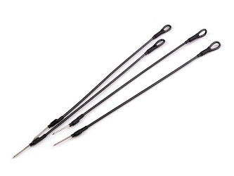 Bezpečnostní lanko k ochraně zboží - 100 ks - černá