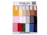 Vzorkovníky látek - minky, plátno, kočárkovina, teplákovina, velvet, tyl, šifon - 1 ks - 380536 viz foto polar fleece