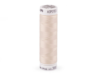 Polyesterové nitě návin 100 m Aspotex 120 Amann - 5 ks - 3000 krémová Polyesterové nitě návin 100 m Aspotex 120 Amann - 5 ks - 3000 krémová