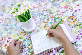 Propiska kytka bílá CALA VIGAR