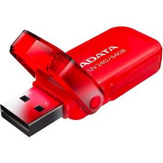 ADATA Flash Disk 64GB UV240, USB 2.0, červená