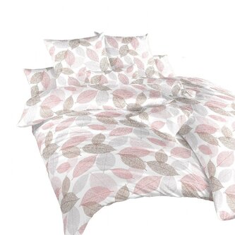 Dadka Povlečení flanel Podzim hnědý 200x220, 2x70x90 cm