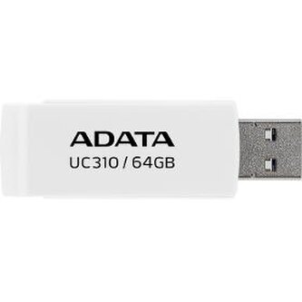 ADATA Flash Disk 64GB UC310, USB 3.2, bílá