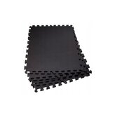 Pěnová podložka Puzzle 60x60x2 cm sada 4ks SPRINGOS FM0001 černá