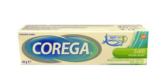 Corega fixační krém 40g Svěží-Extra silný
