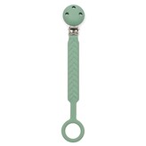 Silikonový klip na dudlík New Baby modrá