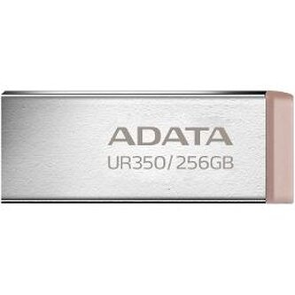 ADATA Flash Disk 256GB UR350, USB 3.2, stříbrno-hnědá