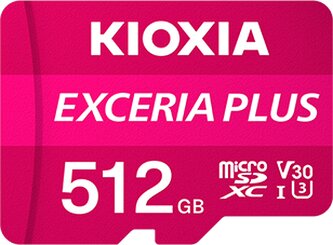 Kioxia Paměťová karta Exceria Plus (M303), 128GB, microSDXC, LMPL1M128GG2, UHS-I U3 (Class 10)