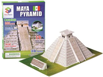 MAGIC PUZZLE 3D puzzle Mayská pyramida 19 dílků