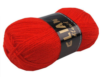 Pletací příze Klasik 50 g - 1 ks - 21 (207) červená