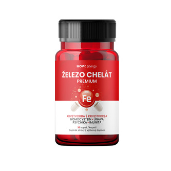 MOVit Železo Chelát Premium 30 cps.