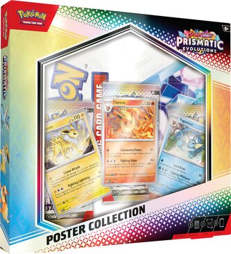 Pokémon TCG Scarlet & Violet Prismatic Evolutions Poster Collection