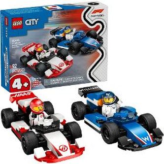 Závodní vozy F1® Williams Racing a Haas F1®