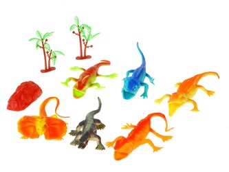 Sada 6 ještěrek; 26x24x4cm,,