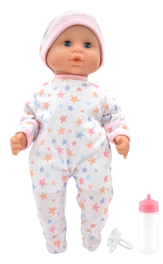 Dolls World Miminko Baby Joy WHITE- 38 cm