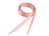 Saténové tkaničky do bot, tenisek a mikin délka 110 cm - 10 ks - 1 pudrovo-lososová